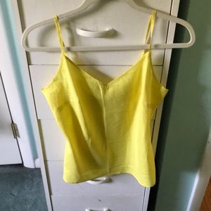 Yellow cami with adjustable straps
